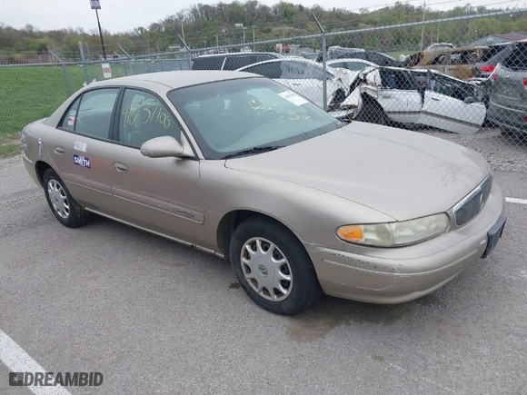 2002 Buick Century Custom with VIN 2G4WS52J221263164, listed as a IAAI auction lot 41837100 with 1 mi miles. Bid and sale history available at carsss.com. Image 1.