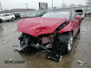 2015 Tesla Model S 85D with VIN 5YJSA1E26FF115945, listed as a Copart auction lot 42994765 with 95,746 mi miles and Salvage Title. Bid and sale history available at carsss.com. Image 11.