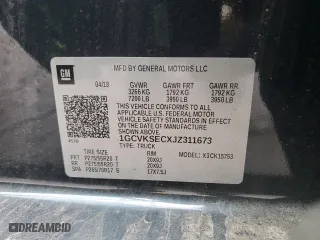 2018 Chevrolet Silverado 1500 LTZ with VIN 1GCVKSECXJZ311673, listed as a Copart auction lot 42703735 with 66,443 mi miles and Clean Title. Bid and sale history available at carsss.com. Image 13.