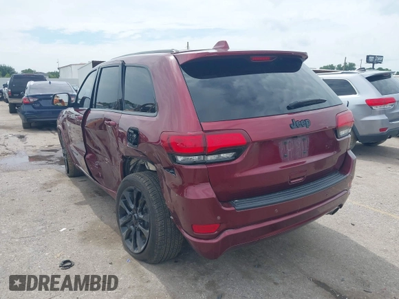 2020 Jeep Grand Cherokee Laredo E with VIN 1C4RJEAG1LC376416, listed as a IAAI auction lot 42368047 with 90,885 mi miles and . Bid and sale history available at DreamBid. Image 3.