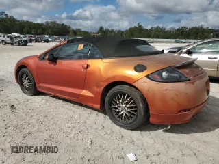 2007 Mitsubishi Eclipse GT with VIN 4A3AL35T57E001509, listed as a Copart auction lot 77471464 with 0 mi miles and Non Repairable. Bid and sale history available at carsss.com. Image 2.