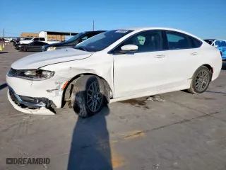 2015 Chrysler 200 C with VIN 1C3CCCCB6FN575089, listed as a Copart auction lot 47420555 with 135,448 mi miles and Salvage Title. Bid and sale history available at carsss.com. Image 1.