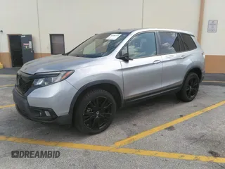 2021 Honda Passport Sport with VIN 5FNYF8H24MB004016, listed as a IAAI auction lot 41696379 with 85,373 mi miles and . Bid and sale history available at DreamBid. Image 2.