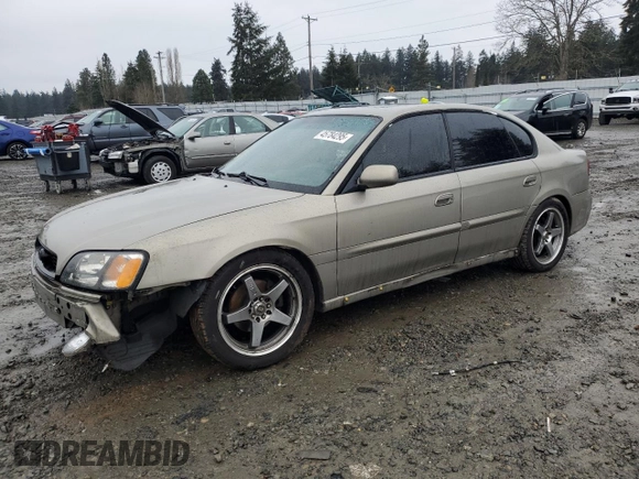 2001 Subaru Legacy with VIN 4S3BE645016202306, listed as a Copart auction lot 45784295 with 93,256 mi miles and Salvage title. Bid and sale history available at DreamBid. Image 1.