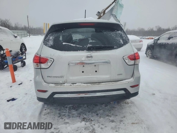 2013 Nissan Pathfinder S with VIN 5N1AR2MM3DC683721, listed as a Copart auction lot 46136365 with 192,177 mi miles and Salvage Title. Bid and sale history available at carsss.com. Image 6.