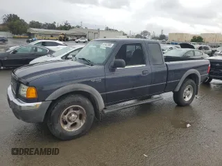 2002 Ford Ranger XL Fleet with VIN 1FTZR45E12PB60651, listed as a Copart auction lot 41447395 with 182,622 mi miles and Salvage Title. Bid and sale history available at carsss.com. Image 1.