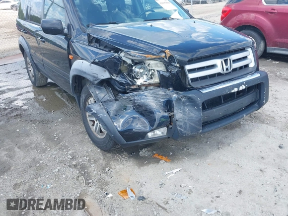 2006 Honda Pilot EX-L with VIN 2HKYF18506H530715, listed as a IAAI auction lot 42195804 with 252,295 mi miles and . Bid and sale history available at DreamBid. Image 6.