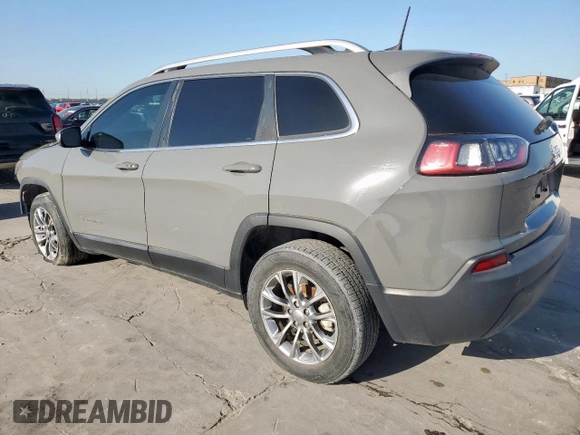 2020 Jeep Cherokee Latitude Plus with VIN 1C4PJLLB3LD577645, listed as a Copart auction lot 52131195 with 38,340 mi miles and Salvage Title. Bid and sale history available at carsss.com. Image 2.