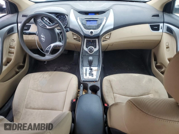 2011 Hyundai Elantra GLS with VIN 5NPDH4AE8BH049156, listed as a Copart auction lot 51087995 with 56,529 mi miles and Salvage Title. Bid and sale history available at carsss.com. Image 8.