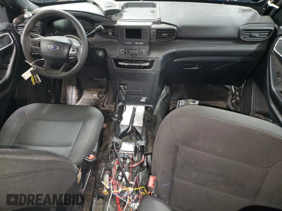2022 Ford Police Interceptor Utility z VIN 1FM5K8AW1NNA01987, wystawiony jako Copart lot #45993075 z przebiegiem 58 342 mil mil oraz Szkody całkowita. Historia ofert i sprzedaży dostępna na DreamBid. Obrazek 8.