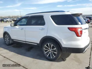 2017 Ford Explorer Platinum with VIN 1FM5K8HT1HGA06952, listed as a Copart auction lot 88350455 with 106,083 mi miles and Salvage Title. Bid and sale history available at carsss.com. Image 2.