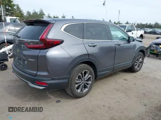 2022 Honda CR-V EX-L with VIN 2HKRW2H83NH644808, listed as a IAAI auction lot 42074974 with 27,795 mi miles and . Bid and sale history available at DreamBid. Image 4.