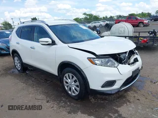2016 Nissan Rogue S with VIN JN8AT2MV5GW136603, listed as a IAAI auction lot 42162664 with 91,840 mi miles and . Bid and sale history available at DreamBid. Image 1.