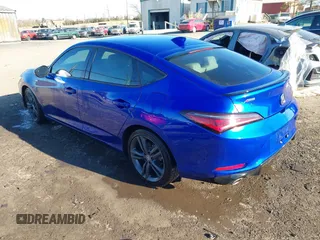 2023 Acura Integra w/A-Spec Package with VIN 19UDE4H31PA016397, listed as a IAAI auction lot 41797518 with 9,942 mi miles and . Bid and sale history available at DreamBid. Image 3.