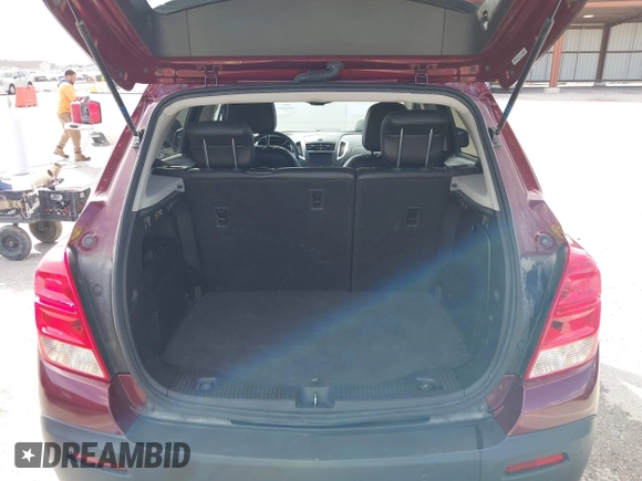 2016 Chevrolet Trax LTZ with VIN 3GNCJRSB3GL161721, listed as a IAAI auction lot 41877282 with 108,709 mi miles. Bid and sale history available at carsss.com. Image 17.