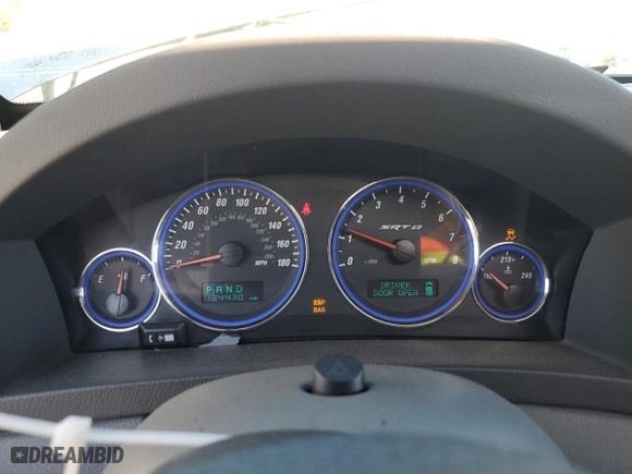 2007 Jeep Grand Cherokee SRT-8 with VIN 1J8HR78327C662597, listed as a Copart auction lot 85585864 with 184,430 mi miles and Salvage Title. Bid and sale history available at carsss.com. Image 9.