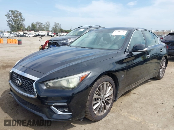 2019 Infiniti Q50 Luxe with VIN JN1EV7AP9KM543079, listed as a IAAI auction lot 42244113 with 36,291 mi miles and . Bid and sale history available at DreamBid. Image 17.