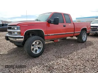 1997 Chevrolet Silverado 1500 with VIN 2GCEK19RXV1278018, listed as a Copart auction lot 49117675 with 218,026 mi miles and Salvage Title. Bid and sale history available at DreamBid. Image 1.