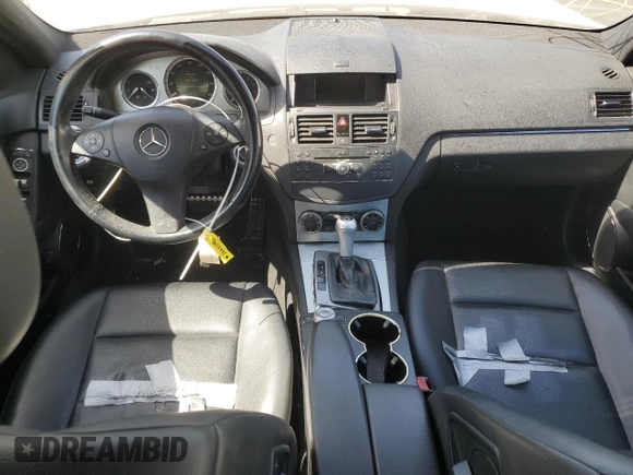 2008 Mercedes-Benz C 300 Sport with VIN WDDGF54X18R021664, listed as a Copart auction lot 56033475 with 297,036 mi miles and Salvage title. Bid and sale history available at DreamBid. Image 8.