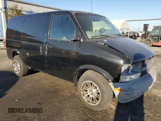 2004 Chevrolet Astro Cargo Van with VIN 1GCDM19X54B132371, listed as a Copart auction lot 46944395 with 159,016 mi miles and Salvage Title. Bid and sale history available at carsss.com. Image 4.