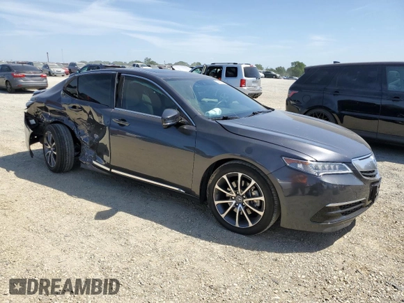 2016 Acura TLX Technology with VIN 19UUB2F55GA009812, listed as a Copart auction lot 53988675 with 60,578 mi miles and Salvage title. Bid and sale history available at DreamBid. Image 4.