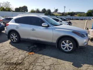 2010 Infiniti EX Journey with VIN JN1AJ0HRXAM753360, listed as a Copart auction lot 53159885 with 140,068 mi miles and Salvage Title. Bid and sale history available at carsss.com. Image 4.
