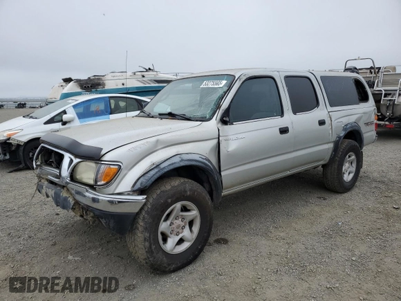 2002 Toyota Tacoma PreRunner with VIN 5TEGN92N32Z890493, listed as a Copart auction lot 53275565 with 184,521 mi miles and Salvage Title. Bid and sale history available at DreamBid. Image 1.