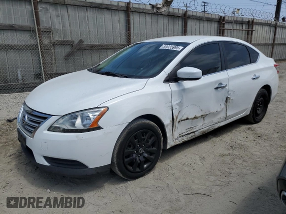 2015 Nissan Sentra SV z VIN 3N1AB7AP9FL656263, wystawiony jako Copart lot #59035995 z przebiegiem 162 200 mil mil oraz Szkoda całkowita • Salvage title. Historia ofert i sprzedaży dostępna na DreamBid. Obrazek 1.
