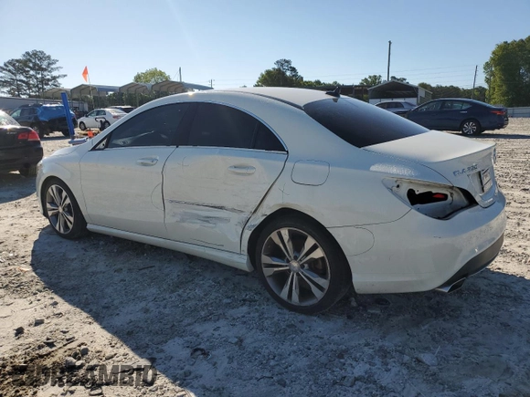 2016 Mercedes-Benz CLA 250 with VIN WDDSJ4EB8GN297481, listed as a Copart auction lot 55592355 with 85,987 mi miles and Salvage Title. Bid and sale history available at DreamBid. Image 2.