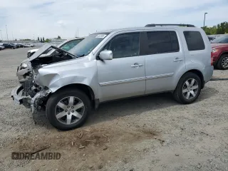 2012 Honda Pilot Touring with VIN 5FNYF3H92CB011089, listed as a Copart auction lot 52822085 with Not Provided miles and Salvage Title. Bid and sale history available at carsss.com. Image 1.