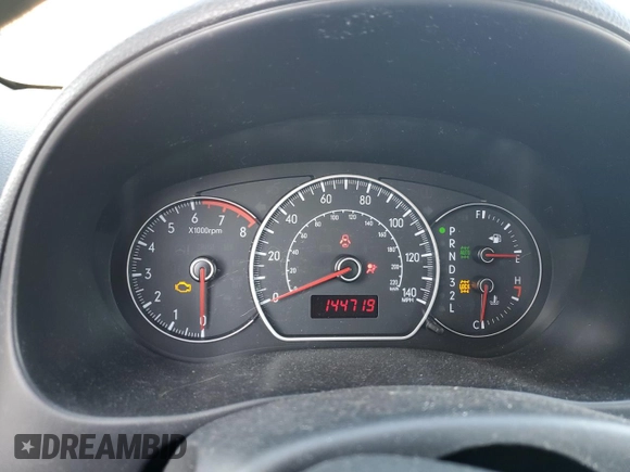 2007 Suzuki SX4 with VIN JS2YB413875111377, listed as a Copart auction lot 87966895 with 144,719 mi miles and Salvage Title. Bid and sale history available at DreamBid. Image 9.