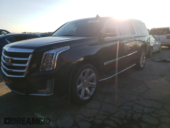 2019 Cadillac Escalade ESV Luxury z VIN 1GYS4HKJ1KR162522, wystawiony jako Copart lot #41670555 z przebiegiem 138 967 mil mil oraz Czysty tytuł • Clean title. Historia ofert i sprzedaży dostępna na DreamBid. Obrazek 1.