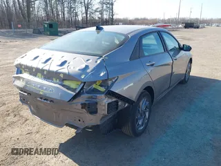 2024 Hyundai Elantra SEL with VIN KMHLM4DG6RU752707, listed as a IAAI auction lot 41771224 with 13,638 mi miles. Bid and sale history available at carsss.com. Image 4.