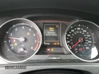 2015 Volkswagen Golf GTI SE with VIN 3VW5T7AU6FM000353, listed as a Copart auction lot 50145825 with 107,342 mi miles and Salvage Title. Bid and sale history available at carsss.com. Image 9.