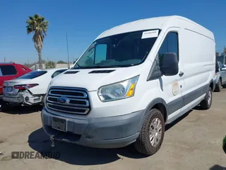 2015 Ford Transit Cargo with VIN 1FTNE2CM4FKA07886, listed as a IAAI auction lot 42446968 with 124,632 mi miles and . Bid and sale history available at DreamBid. Image 2.