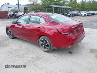 2024 Nissan Sentra SV with VIN 3N1AB8CV5RY206053, listed as a IAAI auction lot 41961946 with 10,133 mi miles and . Bid and sale history available at DreamBid. Image 3.
