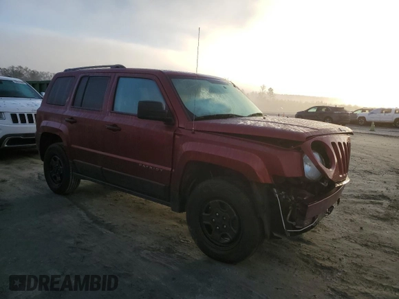 2017 Jeep Patriot 75th Anniversary with VIN 1C4NJRBB9HD195896, listed as a Copart auction lot 79847324 with 119,550 mi miles and Salvage Title. Bid and sale history available at carsss.com. Image 4.