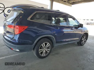 2016 Honda Pilot EX-L with VIN 5FNYF5H74GB002619, listed as a Copart auction lot 55761195 with 182,407 mi miles and Salvage title. Bid and sale history available at DreamBid. Image 3.