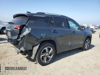2020 GMC Terrain SLT with VIN 3GKALPEV3LL234587, listed as a Copart auction lot 61223135 with 37,989 mi miles and Salvage title. Bid and sale history available at DreamBid. Image 3.