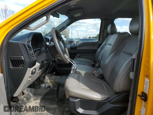 2015 Ford F-150 XLT with VIN 1FTFX1EF2FKE18694, listed as a Copart auction lot 50575245 with 108,360 mi miles and Salvage Title. Bid and sale history available at DreamBid. Image 7.