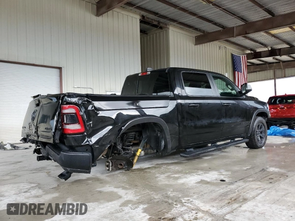 2020 Ram 1500 Rebel with VIN 1C6SRFLT8LN174114, listed as a Copart auction lot 59323525 with 102,701 mi miles and Non repairable. Bid and sale history available at DreamBid. Image 3.