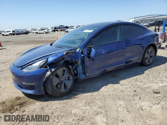 2023 Tesla Model 3 z VIN 5YJ3E1EA2PF462187, wystawiony jako Copart lot #50172395 z przebiegiem 70 225 mil mil oraz Szkoda całkowita • Salvage title. Historia ofert i sprzedaży dostępna na DreamBid. Obrazek 1.