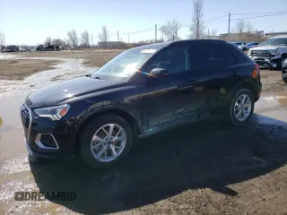 2021 Audi Q3 Premium with VIN WA1AECF31M1023113, listed as a Copart auction lot 51972205 with 44,399 mi miles and Salvage title. Bid and sale history available at DreamBid. Image 1.