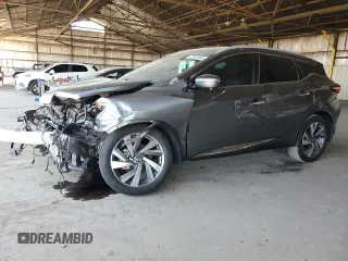 2021 Nissan Murano SL z VIN 5N1AZ2CJXMC120382, wystawiony jako Copart lot #72610484 z przebiegiem 38 599 mil mil oraz Nie do naprawy • Non repairable. Historia ofert i sprzedaży dostępna na DreamBid. Obrazek 1.