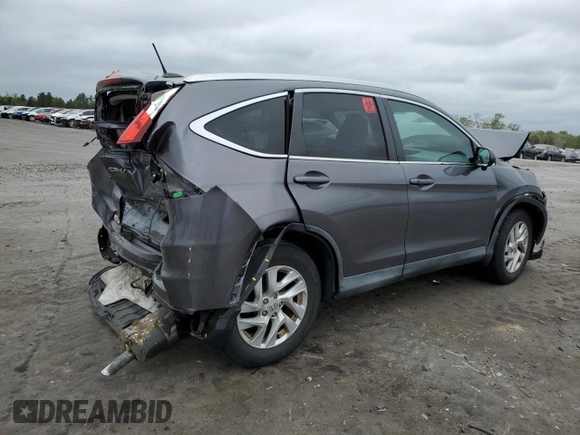2015 Honda CR-V EX-L with VIN 2HKRM4H76FH661239, listed as a Copart auction lot 51738454 with 117,141 mi miles and Salvage Title. Bid and sale history available at carsss.com. Image 3.
