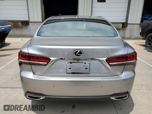 2018 Lexus LS 500 with VIN JTHB51FF1J5006811, listed as a Copart auction lot 62999675 with 109,319 mi miles and Salvage title. Bid and sale history available at DreamBid. Image 6.