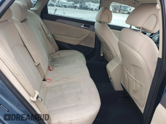 2017 Hyundai Sonata SE with VIN 5NPE24AF5HH478035, listed as a Copart auction lot 80434234 with 91,368 mi miles and Salvage Title. Bid and sale history available at carsss.com. Image 10.