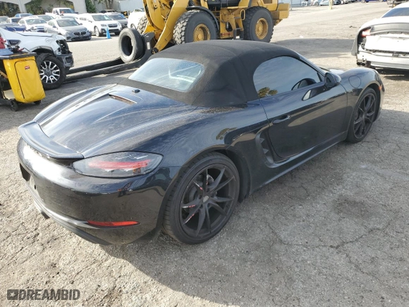 2017 Porsche 718 Boxster with VIN WP0CA2A86HS221743, listed as a Copart auction lot 72534092 with NaN miles. Bid and sale history available at carsss.com. Image 3.