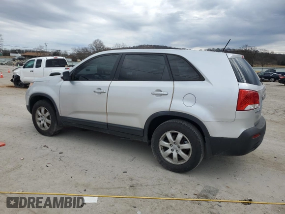 2012 Kia Sorento LX with VIN 5XYKT4A19CG233176, listed as a Copart auction lot 44507375 with 0 mi miles and Clean Title. Bid and sale history available at carsss.com. Image 2.