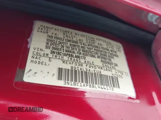 2011 Nissan Versa 1.8 S with VIN 3N1BC1AP8BL466172, listed as a IAAI auction lot 41814965 with 178,076 mi miles. Bid and sale history available at carsss.com. Image 9.